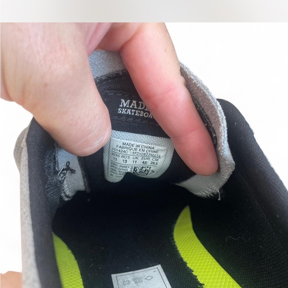 Grey suede Converse One Star low top trainers Men's 11 - Picture 7 of 7